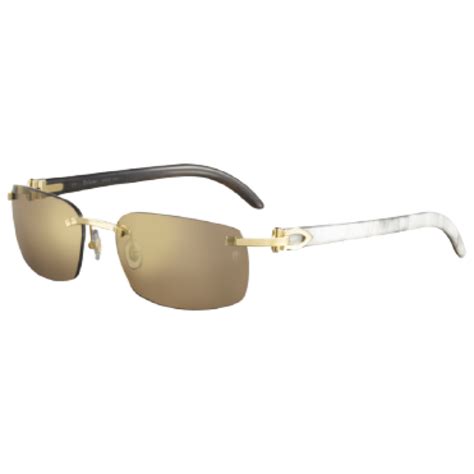 cheap white cartier buffalo sunglasses|cartier sunglasses buffalo horn.